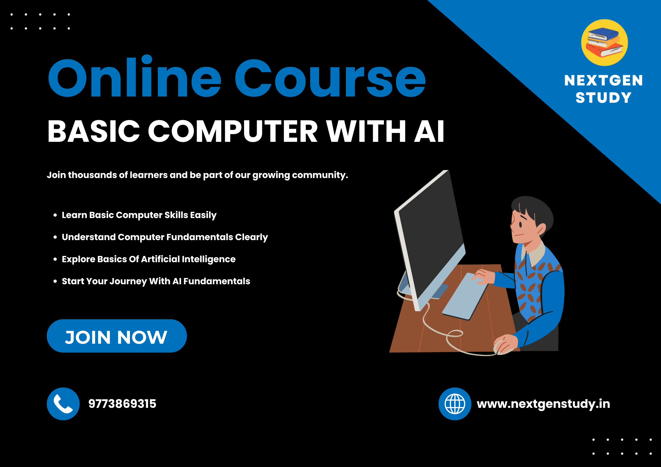 Basic Computer Course in Faridabad at Nextgen Study